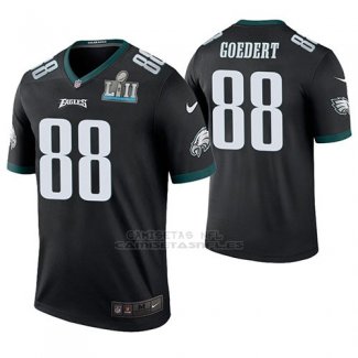 Camiseta NFL Legend Hombre Philadelphia Eagles Dallas Goedert Negro Super Bowl Lii Champions Color Rush