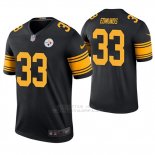Camiseta NFL Legend Hombre Pittsburgh Steelers Trey Edmunds Black Color Rush Legend Jersey