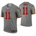 Camiseta NFL Legend Hombre Washington Rojoskins 11 Alex Smith Inverted Gris