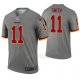 Camiseta NFL Legend Hombre Washington Rojoskins 11 Alex Smith Inverted Gris