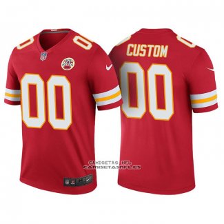 Camiseta NFL Legend Kansas City Chiefs Personalizada Rojo