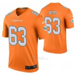 Camiseta NFL Legend Miami Dolphins Michael Deiter Color Rush Naranja