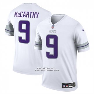 Camiseta NFL Legend Minnesota Vikings JJ McCarthy Segunda Blanco