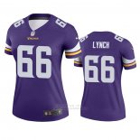 Camiseta NFL Legend Mujer Minnesota Vikings James Lynch Violeta
