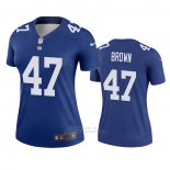 Camiseta NFL Legend Mujer New York Giants Cameron Brown Azul