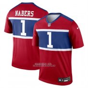 Camiseta NFL Legend New York Giants Malik Nabers Rojo