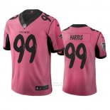 Camiseta NFL Limited Atlanta Falcons Charles Harris Ciudad Edition Rosa