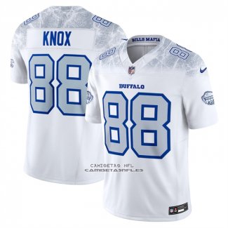 Camiseta NFL Limited Buffalo Bills Dawson Knox 2025 Rivalries Collection Blanco