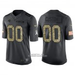 Camiseta NFL Limited Carolina Panthers Personalizada 2016 Salute To Service Negro