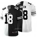 Camiseta NFL Limited Cincinnati Bengals Green White Black Split