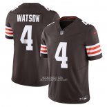 Camiseta NFL Limited Cleveland Browns Deshaun Watson Vapor F.U.S.E. Marron