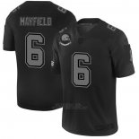 Camiseta NFL Limited Cleveland Browns Mayfield 2019 Salute To Service Negro