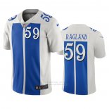Camiseta NFL Limited Detroit Lions Reggie Ragland Ciudad Edition Blanco Azul