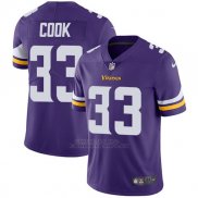 Camiseta NFL Limited Hombre 33 Cook Minnesota Vikings Violeta