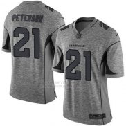 Camiseta NFL Limited Hombre Arizona Cardinals 21 Patrick Peterson Gris Stitched Gridiron