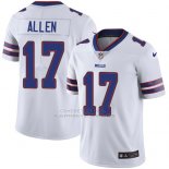 Camiseta NFL Limited Hombre Buffalo Bills 17 Josh Allen Blanco Stitched Vapor Untouchable
