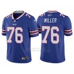 Camiseta NFL Limited Hombre Buffalo Bills John Miller Azul Vapor Untouchable Player