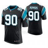 Camiseta NFL Limited Hombre Carolina Panthers Julius Peppers Negro Vapor Untouchable