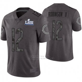 Camiseta NFL Limited Hombre Chicago Bears Allen Robinson Gris Super Bowl LIII