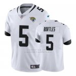Camiseta NFL Limited Hombre Jacksonville Jaguars Blake Bortles Blanco Negro Vapor Untouchable