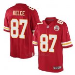 Camiseta NFL Limited Hombre Kansas City Chiefs 87 Travis Kelce Rojo Home