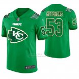Camiseta NFL Limited Hombre Kansas City Chiefs Anthony Hitchens St. Patrick's Day Verde