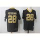 Camiseta NFL Limited Hombre Minnesota Vikings 28 Peterson Negro