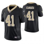Camiseta NFL Limited Hombre New Orleans Saints Alvin Kamara Saints Negro Vapor Untouchable