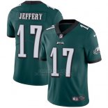 Camiseta NFL Limited Hombre Philadelphia Eagles 17 Alshon Jeffery Verde Stitched Vapor Untouchable