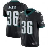 Camiseta NFL Limited Hombre Philadelphia Eagles 36 Jay Ajayi Negro Alternate Stitched Vapor Untouchable