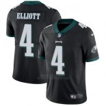 Camiseta NFL Limited Hombre Philadelphia Eagles 4 Elliott Negro