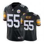 Camiseta NFL Limited Hombre Pittsburgh Steelers Keith Kelsey Negro Vapor Untouchable Throwback