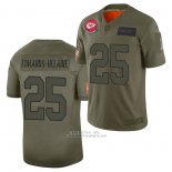 Camiseta NFL Limited Kansas City Chiefs Clyde Edwards Helaire 2019 Salute To Service Verde