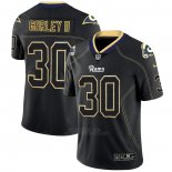 Camiseta NFL Limited Los Angeles Rams Gurley ll Lights Out Negro