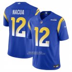 Camiseta NFL Limited Los Angeles Rams Puka Nacua Vapor F.U.S.E. Royal