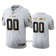 Camiseta NFL Limited Minnesota Vikings Personalizada Golden Edition Blanco