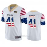 Camiseta NFL Limited New Orleans Saints Alvin Kamara Independence Day Blanco