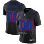 Camiseta NFL Limited New York Giants Personalizada Logo Dual Overlap Negro