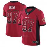 Camiseta NFL Limited San Francisco 49ers Bosa Rush Drift Fashion Rojo