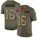 Camiseta NFL Limited San Francisco 49ers Montana 2019 Salute To Service Verde