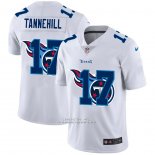Camiseta NFL Limited Tennessee Titans Tannehill Logo Dual Overlap Blanco