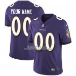 Camiseta NFL Nino Baltimore Ravens Personalizada Violeta