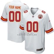 Camiseta NFL Nino Kansas City Chiefs Personalizada Blanco