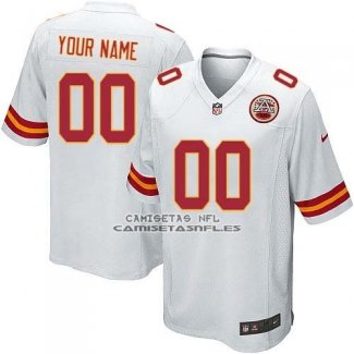 Camiseta NFL Nino Kansas City Chiefs Personalizada Blanco