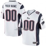 Camiseta NFL Replica New England Patriots Personalizada Blanco