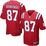Camiseta New England Patriots Gronkowski Rojo Nike Game NFL Hombre
