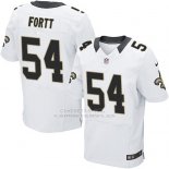 Camiseta New Orleans Saints Fortt Blanco Nike Elite NFL Hombre
