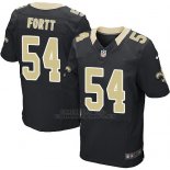 Camiseta New Orleans Saints Fortt Negro Nike Elite NFL Hombre