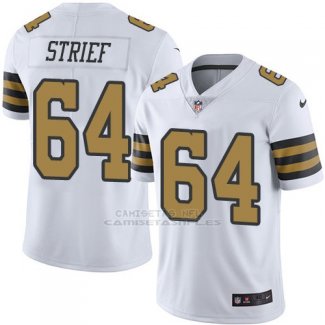 Camiseta New Orleans Saints Strief Blanco Nike Legend NFL Hombre