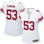 Camiseta New York Giants Carson Blanco Nike Game NFL Mujer